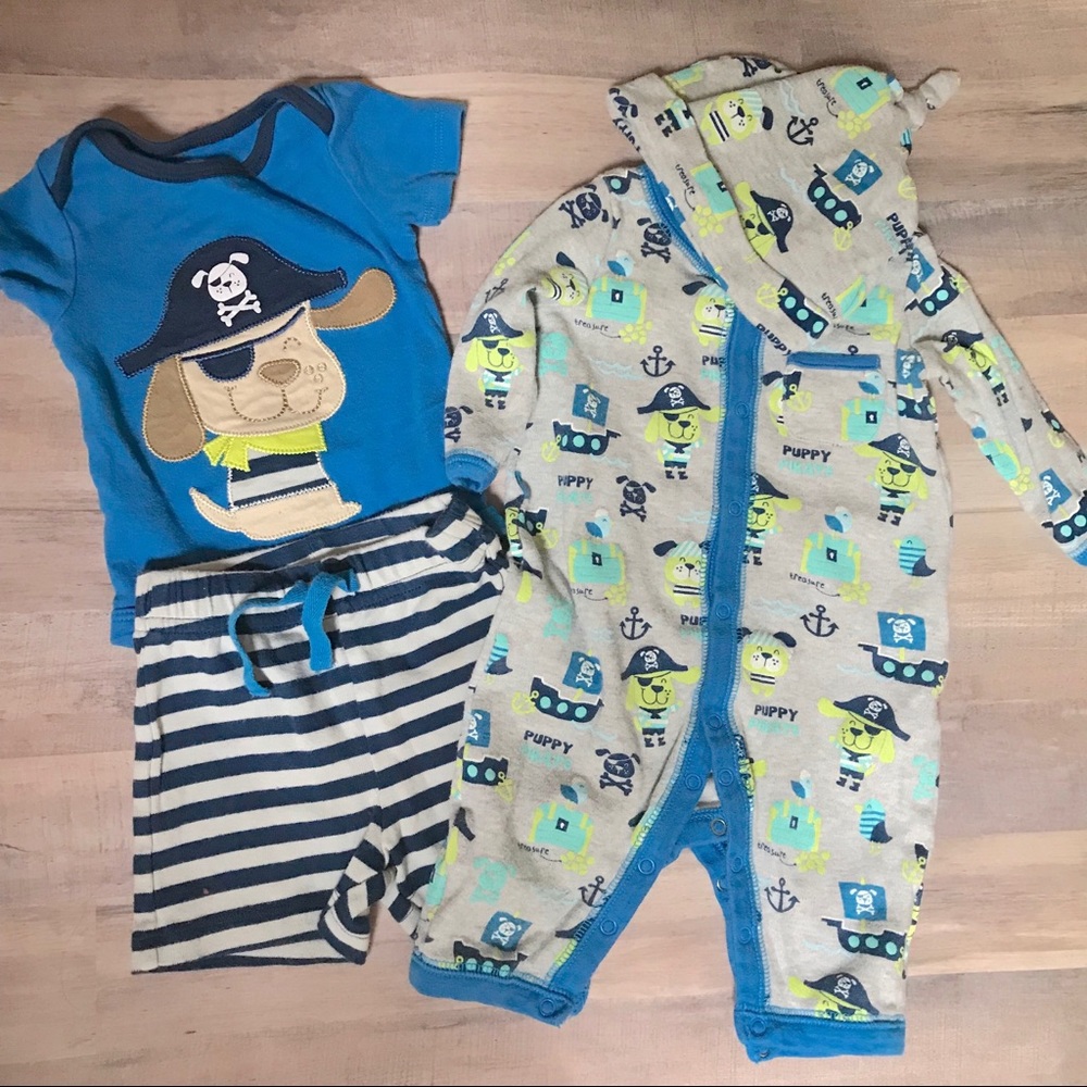 Pirate baby 3 month bundle